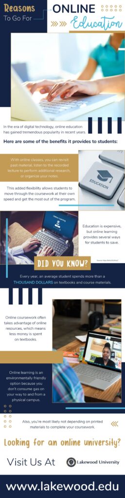 Reasons To Go For Online Education