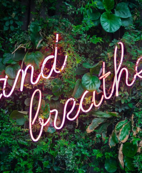 breathe, relax, self care