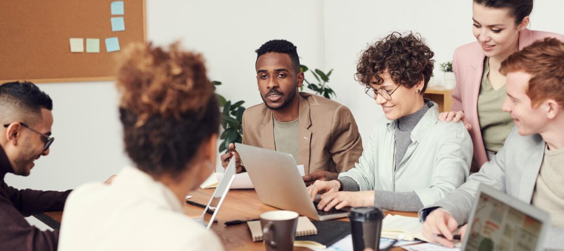 happy employees at a healthy workspace